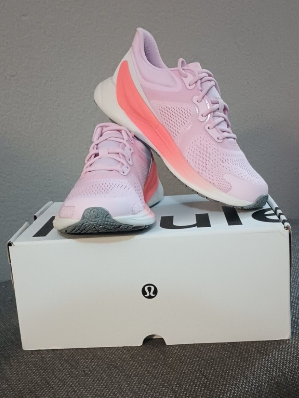 lululemon athletica Pink and Coral Womens Running Sneakers - Picture 10 of 10